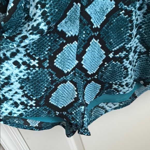 Buddy Love Blue and Black Snake Print Jumpsuit - Picture 4 of 5